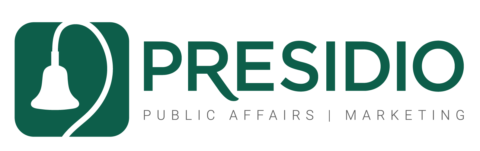 Presidio logo - Public Affairs & Marketing