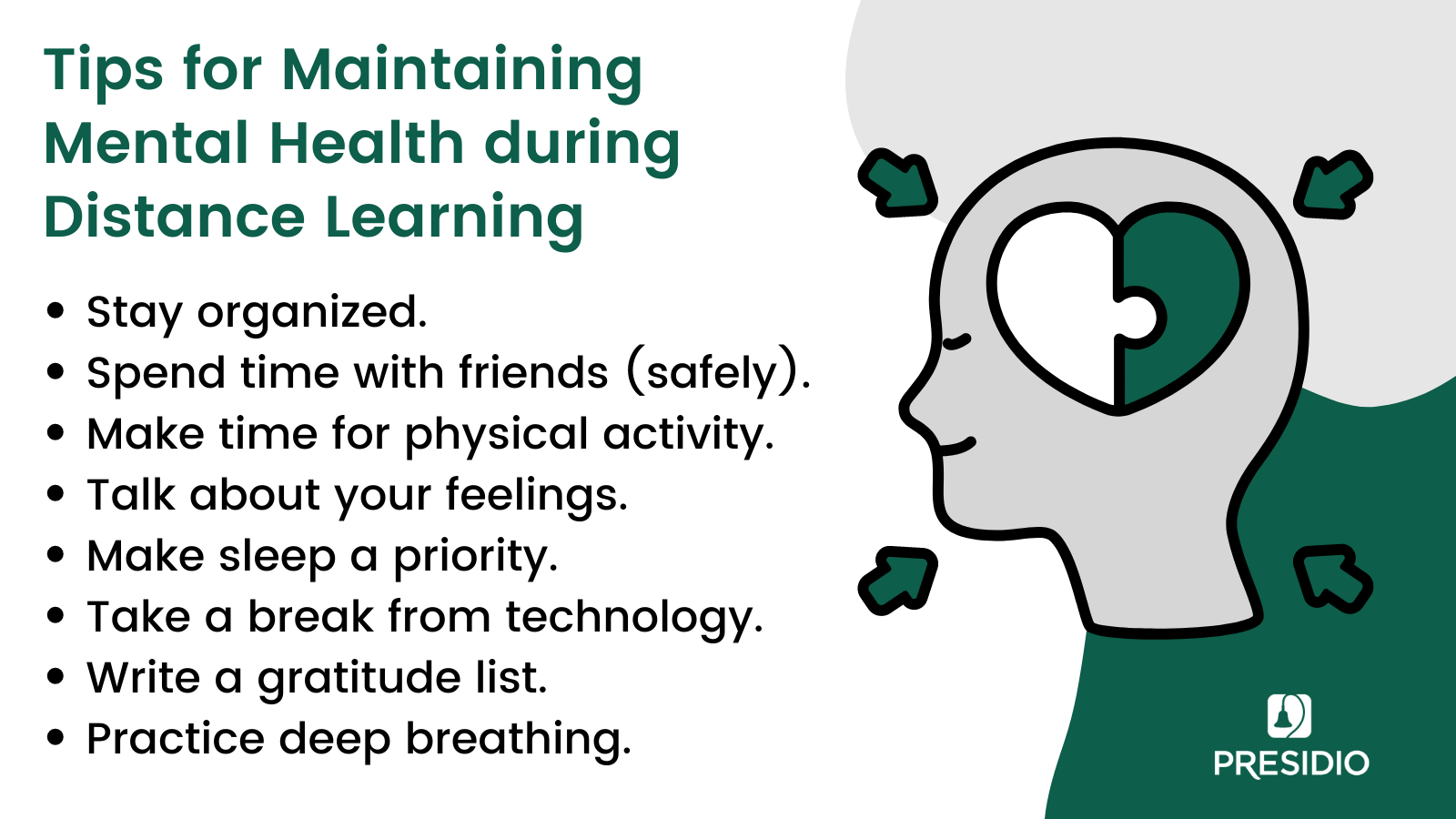 Mental Health Tips for Distance Learning