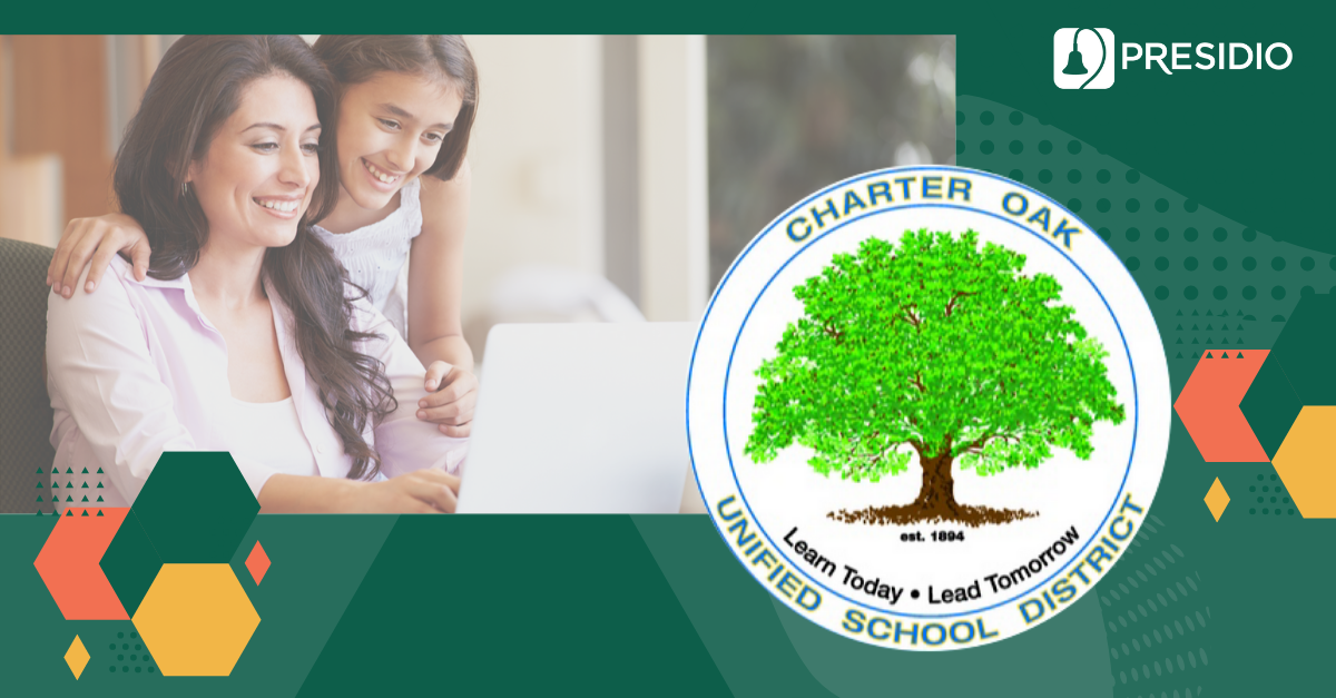 Presidio Welcomes Charter Oak Unified School District as a New Client